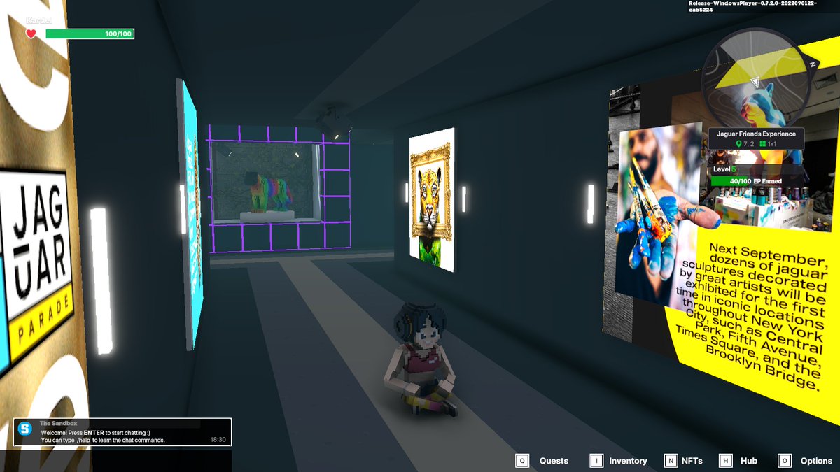 kardel4725's tweet photo. @TheSandboxGame @jagfriends_nft I just finished my quest on @jagfriends_nft experience on the #sandboxalphaS3 for a chance to win a Season 3 Alpha Pass! Here I am in Legendaries Room, check out my screenshot!

#jaguarfriends https://t.co/WLE3f7eGmZ