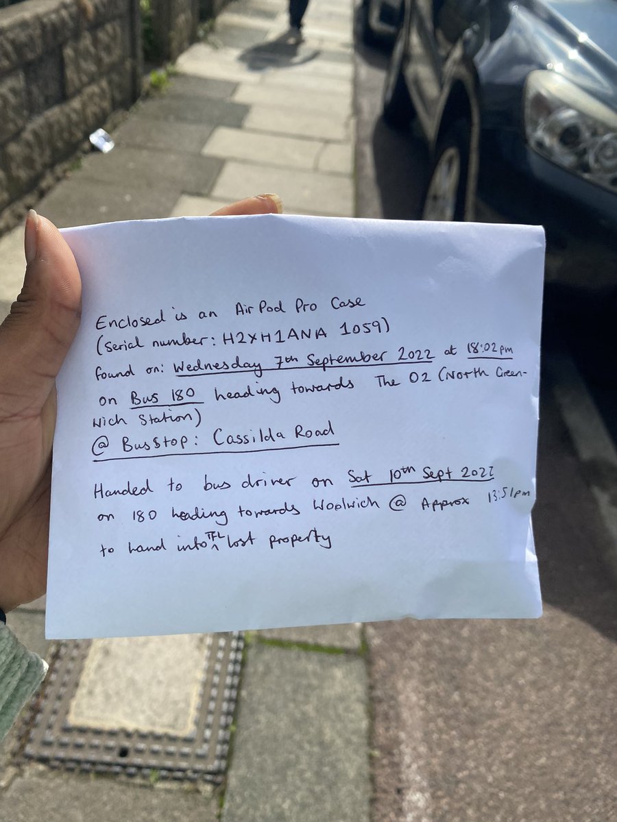 JustTea_'s tweet photo. Handed some AirPod Pro cases I found on the @TfL 180 Bus and I really hope the owner can get them back from lost property before giving up and buying replacement ones 😥🤞🏾@allontheboard https://t.co/cayJpbjYMt