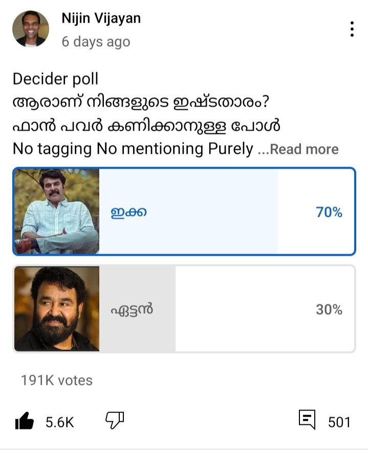 prince__369's tweet photo. @DhfmHarathi These poll says it
#Mammootty @mammukka #Rorschach #22yearsofatbbvallyettan
#12yearsofpranchiyettan
#christopherfirstlook
#christopher https://t.co/dNVcpTHU6o