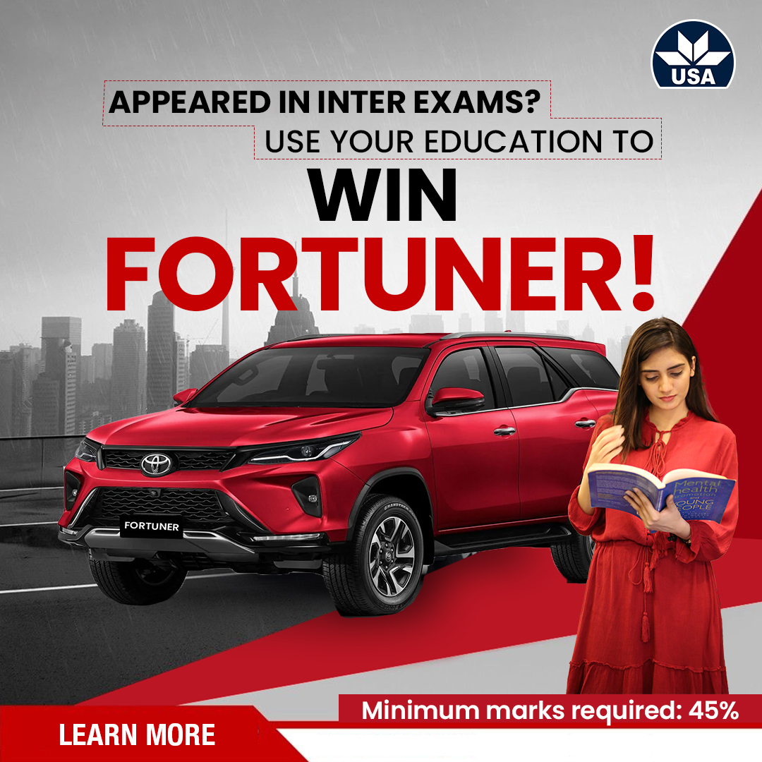 USALahore's tweet photo. If 2% Pakistanis start Earning $1000, Pakistan's Foreign Exchange earnings can increase by $54 Billion annually, making Pakistan Financially Invincible.
Participate in "Export Earning Competition" and get a chance to Win Toyota Fortuner.

Apply Now: https://t.co/65ckQKzmiV https://t.co/txiyiDkqI7