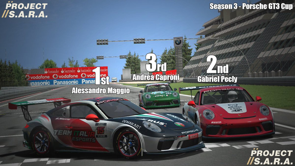 RFACTORENDURAN1's tweet photo. We CONGRATULATES with:
🇮🇹 ANDREA CAPRONI @andrea_caproni
Gained 3rd place in @SARITArFm #PorscheGT3Cup 2022 under #EnduSimClubItalia colors.
Go Team 🥉
@Luciano40752650 @cmennink38 @emree_ree @NazMisauri  @rFactorPictures @gvstimz @EdexLv @autosycarreras_ https://t.co/5nFHErWvEn