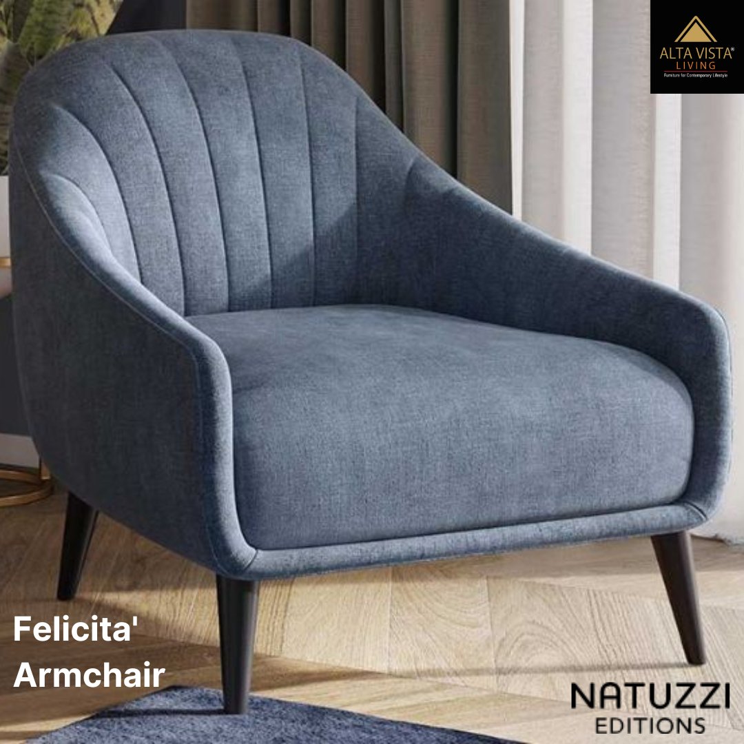 A sleek silhouette and a streak of eccentricity.
Felicita' Armchair
𝑩𝒓𝒂𝒏𝒅: <a href="/natuzzieditions/">Natuzzi Editions</a>
.
.
.
.
#armchair #armchairdesign #madeforroom #handcrafted #design #fabric #roomfurniture #bedroomdesign #design #bestdesign #madeinitaly #interiors #interiordesign #luxurylifestyle