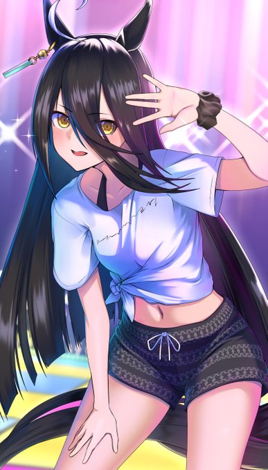 新曲衣装のカフェが可愛かった! #ウマ娘 