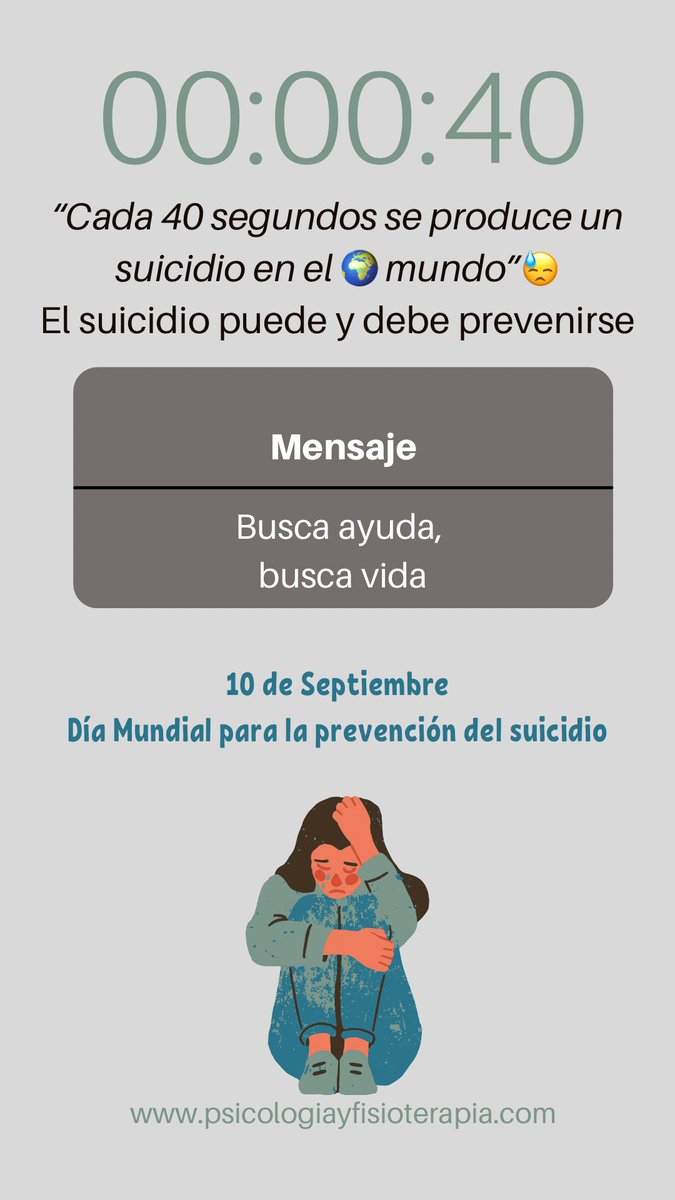 solucionaps's tweet photo. El suicidio puede y debe prevenirse..#DiaMundialPrevencionSuicidio https://t.co/IvKzgUxGFy