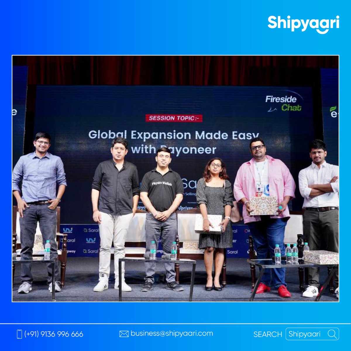 Shipyaari's tweet photo. Our take on picking the winning Digital Channels with New-age e-Commerce Marketing- At SARAL 2022
.
.
.
.
#Shipyaari #Saral #Unicommerce #Saral2022 #EcommerceSummit #SaralSummit #Logistics #Shipping #Delivery #GoodsDelivery #DeliveryPartner #Partner #LogisticsPartner https://t.co/bwBr4APaIZ