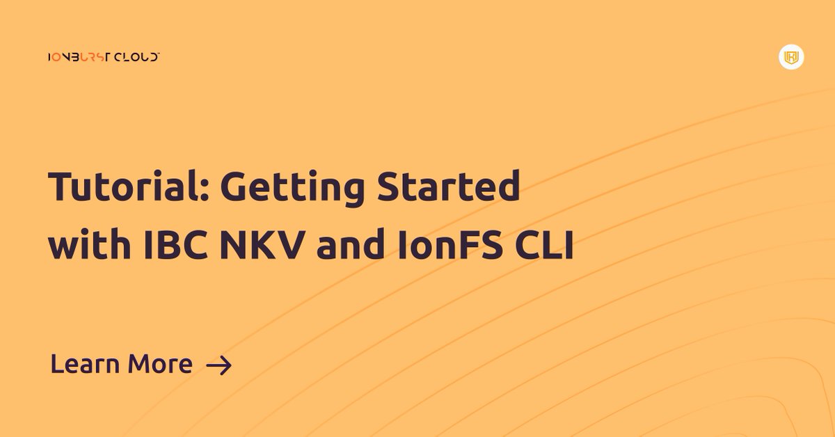IonburstCloud's tweet image. It&apos;s tutorial time 🚀

This week we&apos;re learning how to protect secrets with IonFS CLI, IBC NKV secure secrets storage service, and AWS S3. 🔐

Follow along at 👉 hubs.li/Q01lTNrk0

#DeveloperTutorial #Cloud #AWS