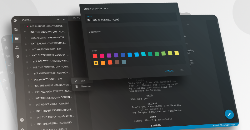 clapperbie's tweet photo. Edit the description of the scene and its color directly in the list of scenes.
#indiefilmmaker #learnfilmmaking #screenwritingsolutions #screenwritingsoftware #screenwriter #screenwriting #screenplay #screenwriterslife #clapperboardstudio