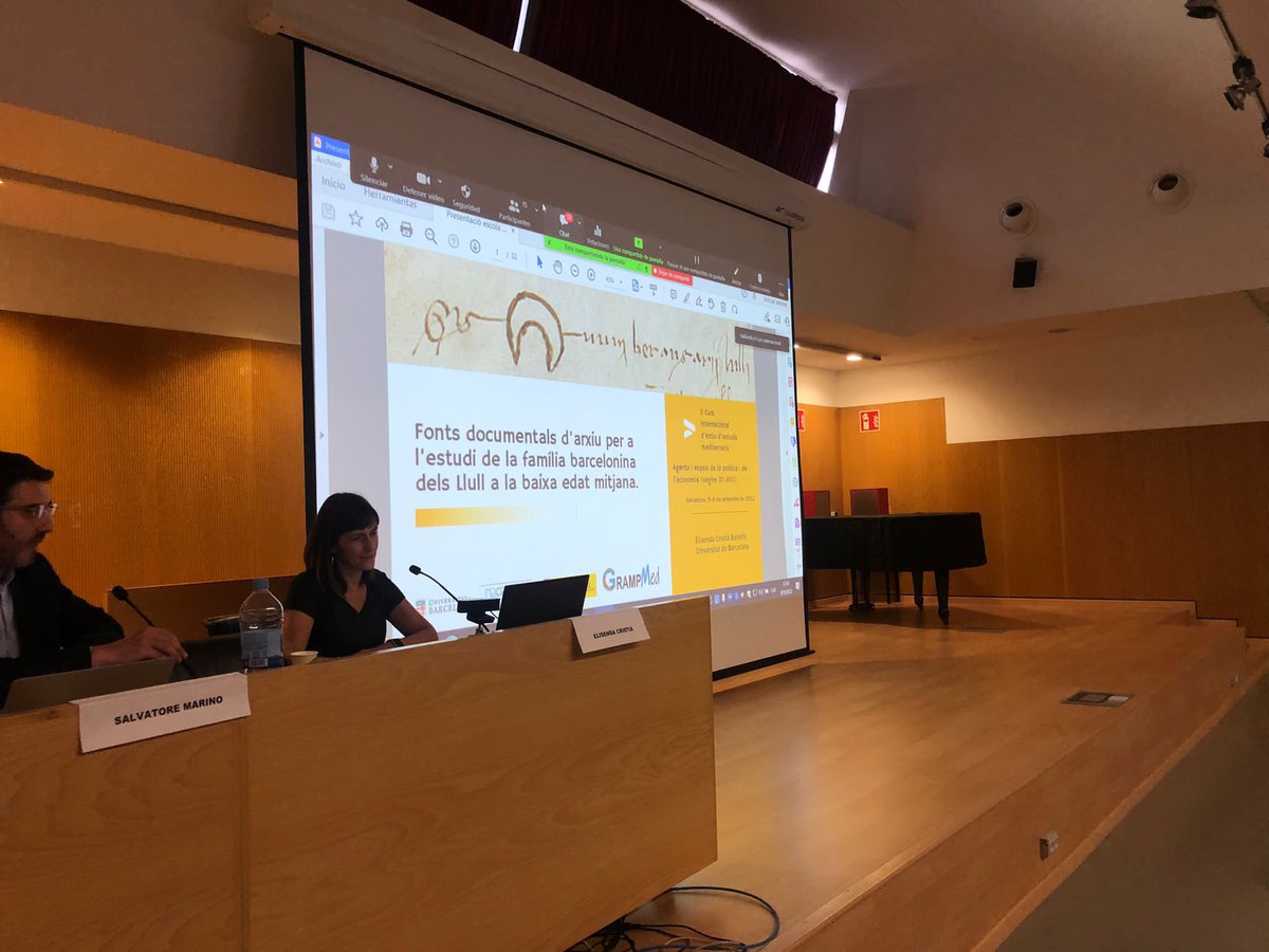 gramp_ub's tweet photo. Aquesta setmana s’ha dut a terme el II Curs Internacional d’estiu d’estudis mediterranis. Tot un èxit👏

📌 Dos investigadors doctorals membres del nostre grup de recerca hi han presentat els seus projectes d’investigació.
Sari Nassar i Elisenda Cristià @cristiabalsells 💪 https://t.co/EihHnTZOSG