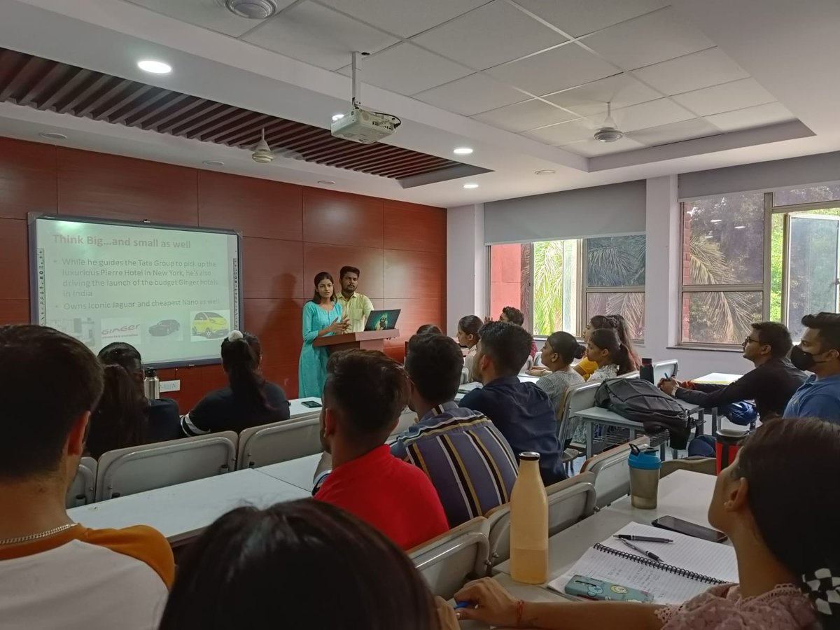 MangalmayT's tweet photo. To make students industry ready, Activity on “Business Tycoons” is scheduled every week for BBA Platina 1 Semester students. For this week business tycoon Mr. Ratan Tata was the ideal.
#mimtworld #besteducation  #BBA #BBAPlatina #corporatconnect  #newbatch #students #academics https://t.co/YFYYsLD78e