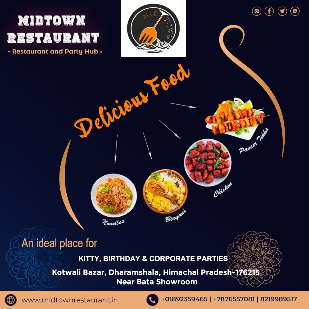MidtownRestau's tweet photo. Midtown Restaurant &amp; Bar ~ What do you want to eat today?
Website: https://t.co/Ajx15PcVXv
WhatsApp: +91-7876557081
For Booking enquiry:+01892359465
#breakfast #lunch #brunch #SundayBrunch #dinner #tasty #delicious #food #foodie #yum #yummy #bar
#drink #cocktail #wine https://t.co/a69d2W4xMK