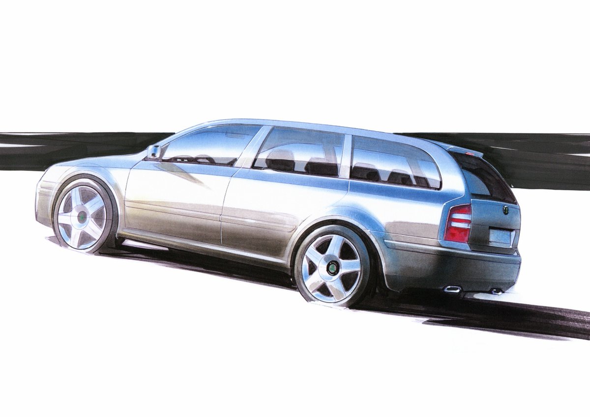 skodade's tweet photo. Jubiläum: Vor 25 Jahren, am 10. September 1997, präsentierte ŠKODA AUTO auf der #IAA in Frankfurt am Main die Designstudie des #OCTAVIACOMBI.🏆 https://t.co/F4MZFiyw96