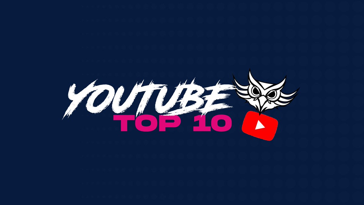 gcs_owls's tweet photo. 📺YOUTUBE TOP 10!📺

Get ready to find out what YouTube clips make our top 10 of all time!!!

Stay Tuned...

#YouTube #Esports https://t.co/JCaesBWui2