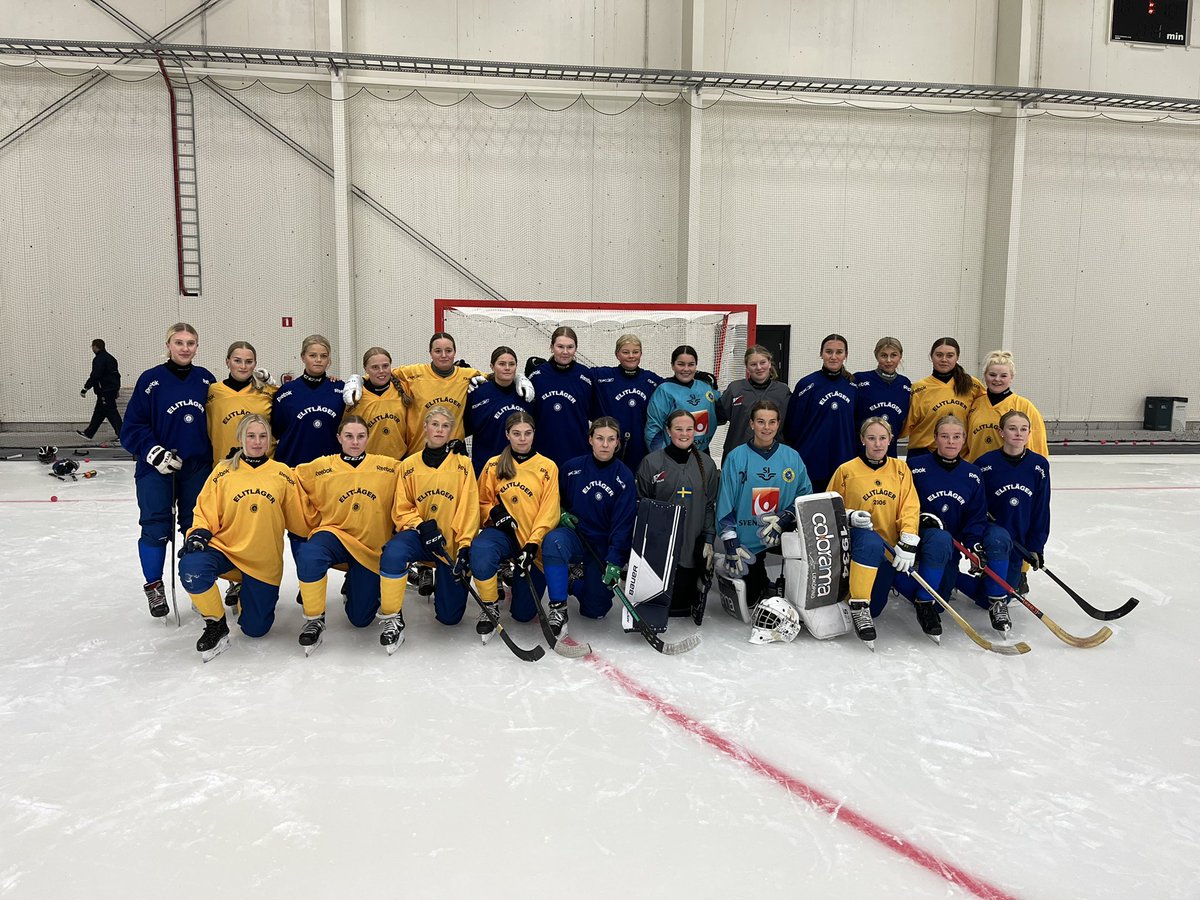 På läger med U21 landslaget i Rättvik