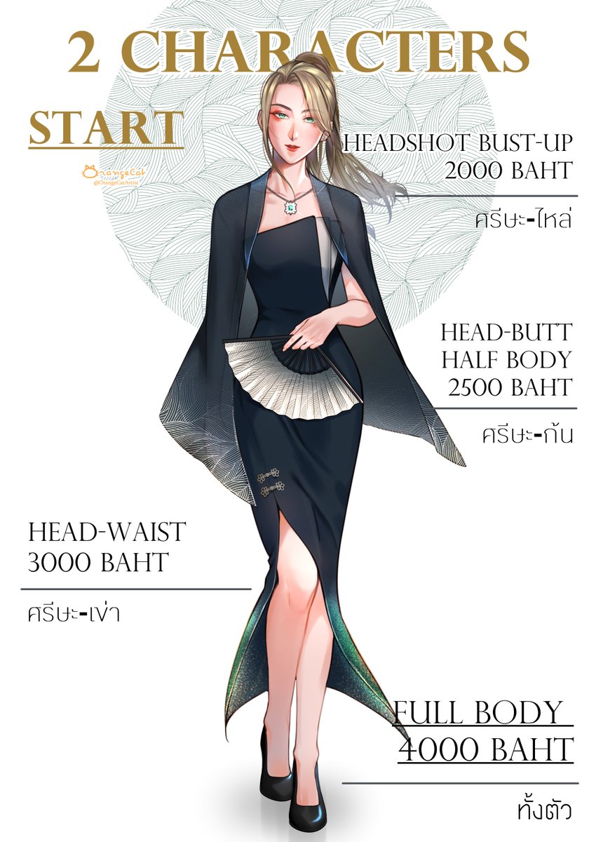 OrangeCatArtist / ศิลปินแมวส้ม tweet media
