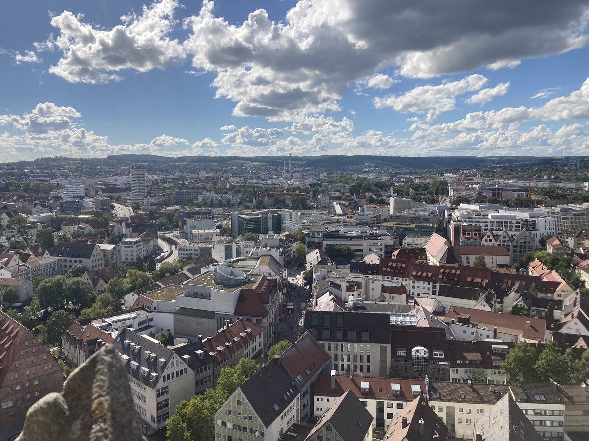 SDRobertsonChem's tweet photo. Celebrated the end of a great #MagbattIV conference by climbing to the top of Ulm Munster with @scott44broon then beers with an old friend from @remulveygroup https://t.co/FlURo6Io7w