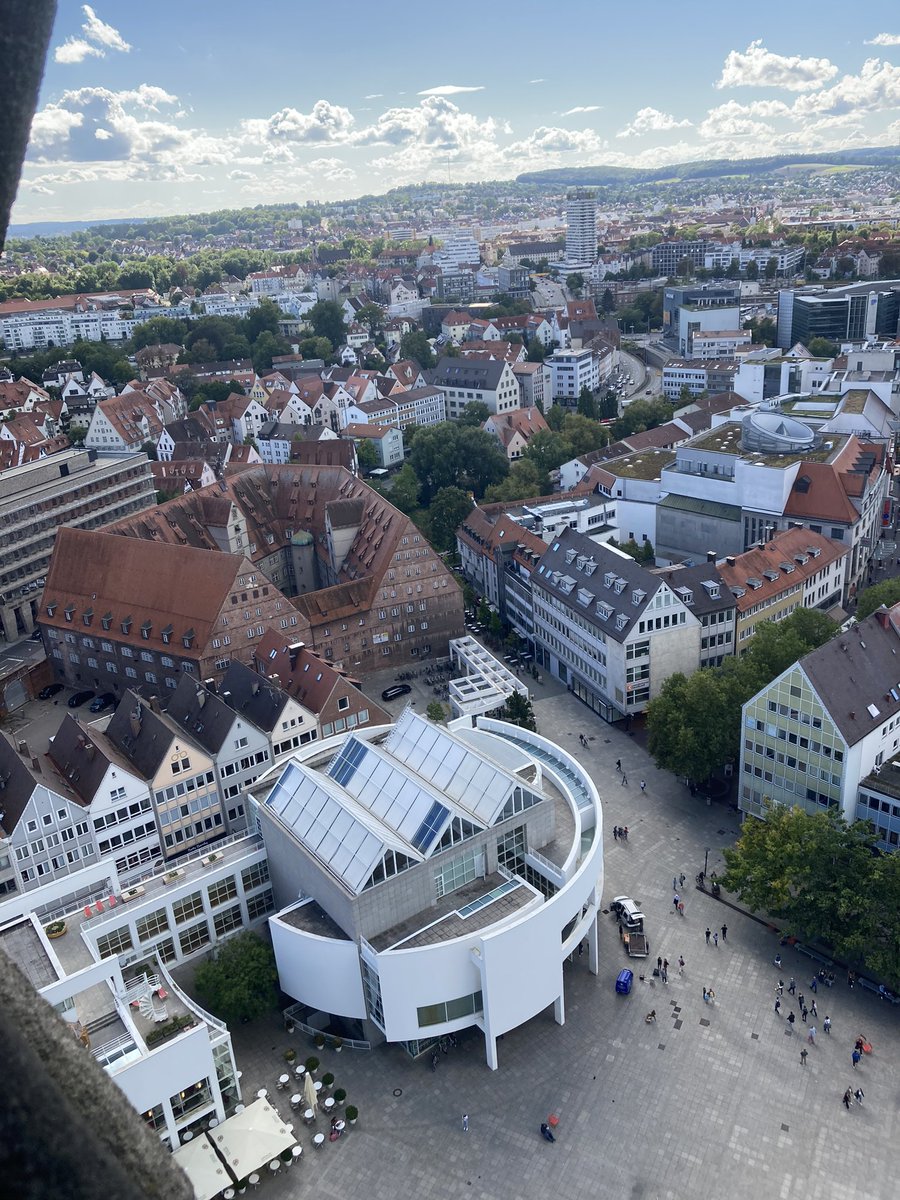 SDRobertsonChem's tweet photo. Celebrated the end of a great #MagbattIV conference by climbing to the top of Ulm Munster with @scott44broon then beers with an old friend from @remulveygroup https://t.co/FlURo6Io7w