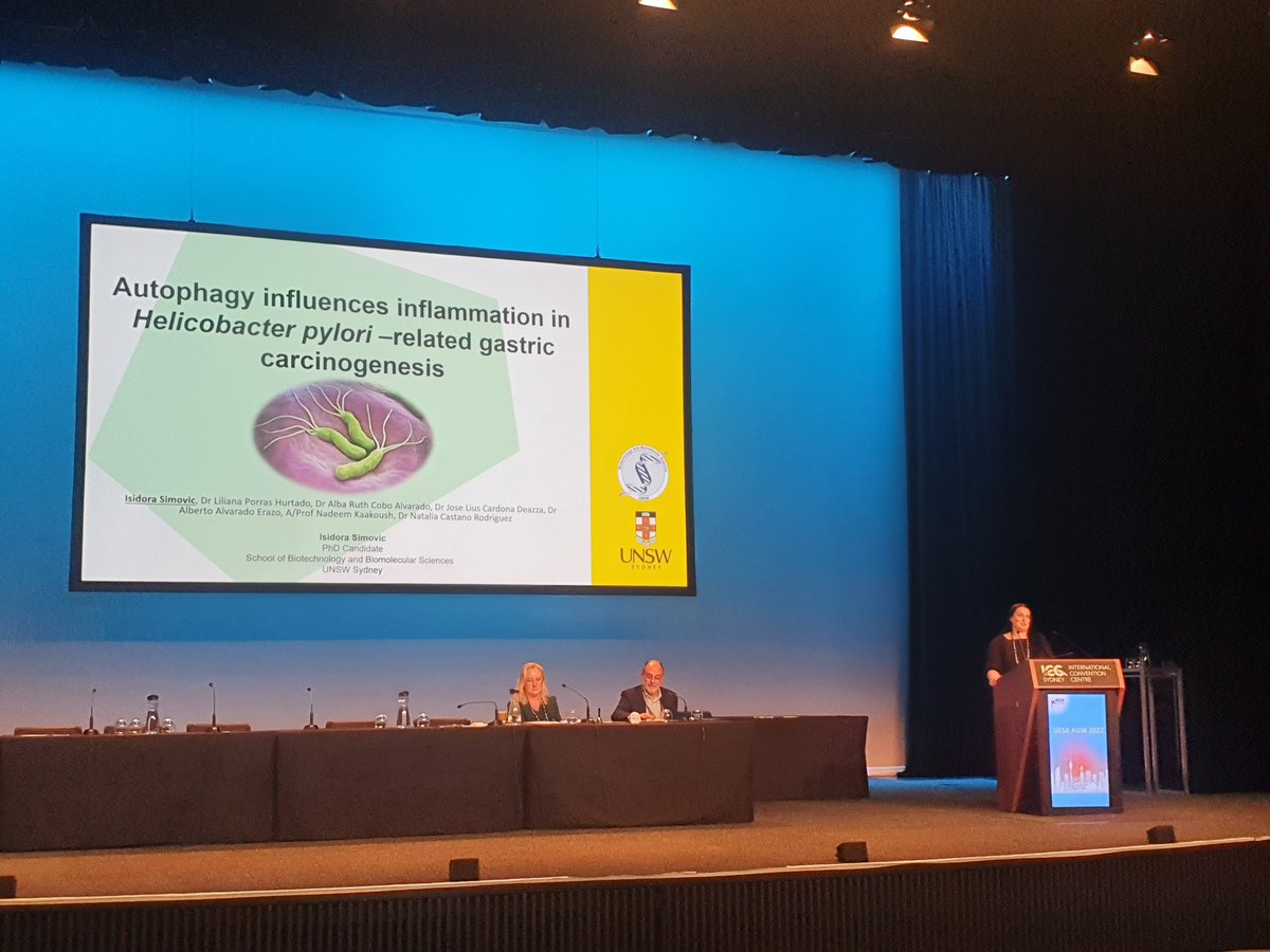 NatCasRod's tweet photo. My PhD student Isidora Simovic was nominated for the Young Investigator Award (YIA) at #AGW2022. I am just so proud of her performance today and how much she has grown as a scientist in just a few years! @GESAorg @UNSWBABS https://t.co/JOwlXLaW4M
