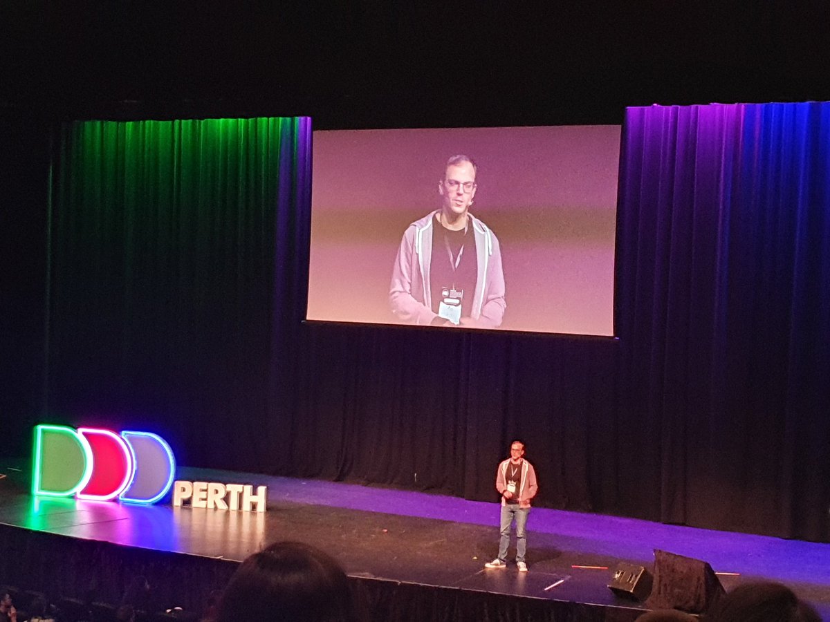 allazemia's tweet photo. Another AMAZING #DDDPerth. What a day! Thank you @csferrie for the amazing locknote on quantum computing from the perspective of "The Cat In The Box" https://t.co/MD8iFiNdpZ