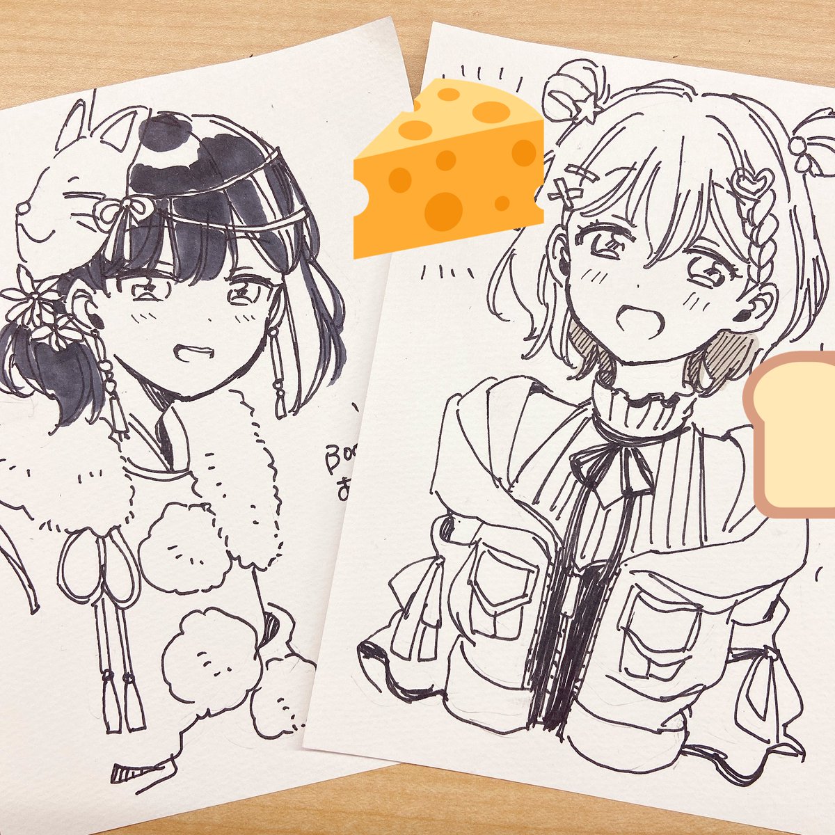 蘭とモモモモモモ 