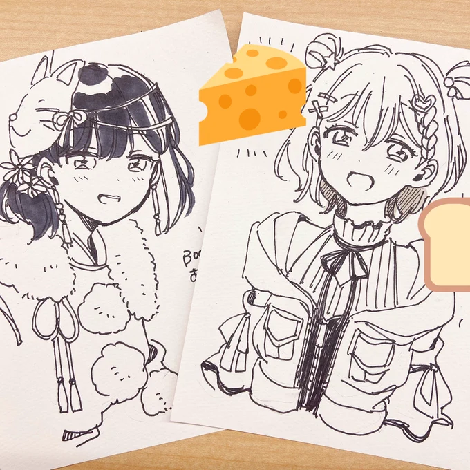 蘭とモモモモモモ 