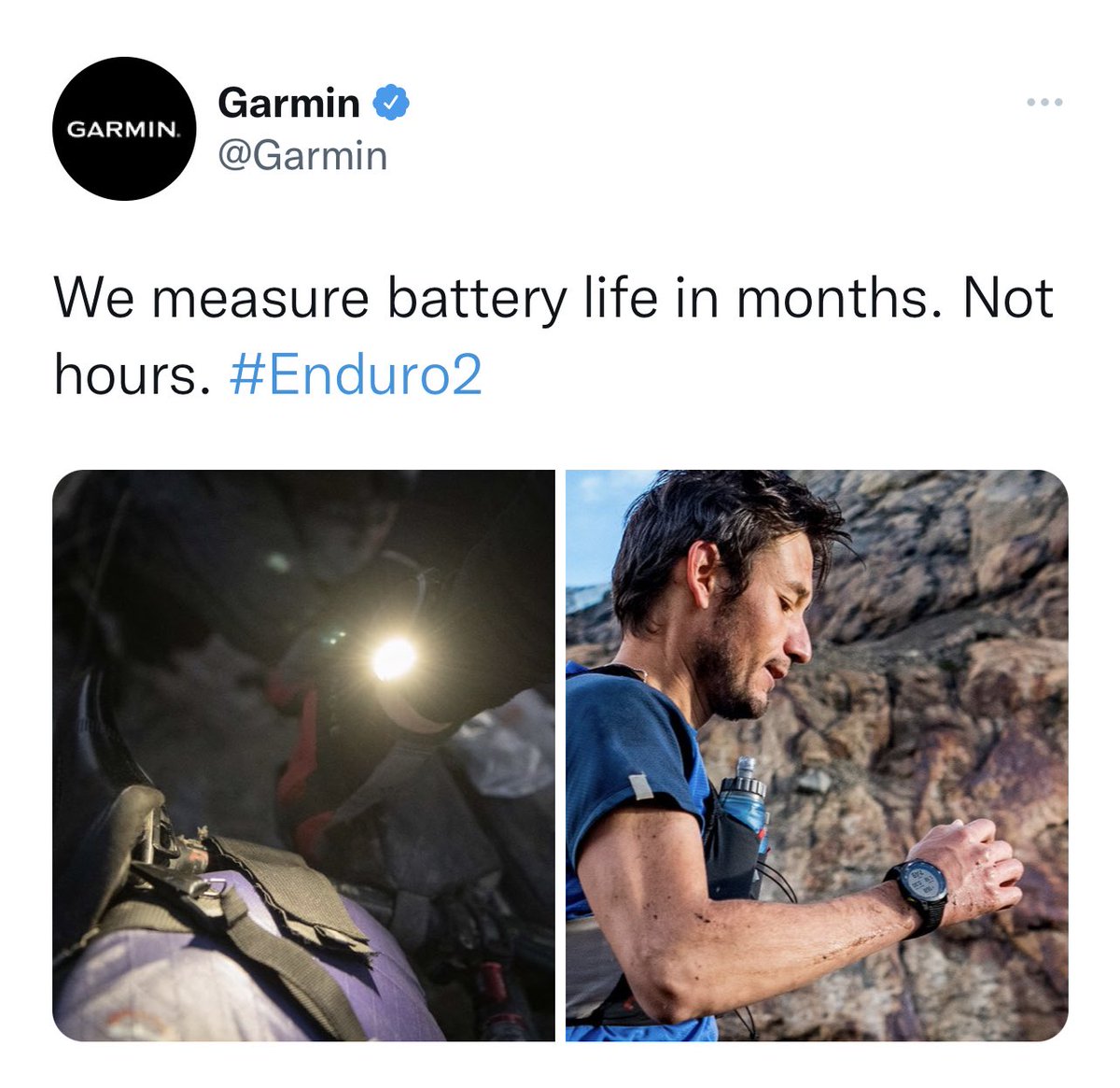 qatnology's tweet photo. شركة جارمن تسخر من ابل وساعة ابل الترا

" نقيس البطارية بالشهور وليس بالساعات " 😬 https://t.co/dEjktef2vl