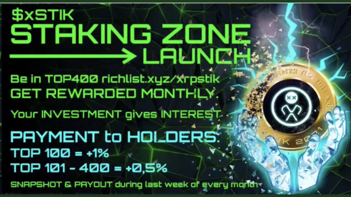 fults2's tweet photo. If your not in @xrpstik yet and watching from the side or only just hearing of it this is a grate opportunity to get into the top 400 holders for less than $20 this win would put you @ 110th on the holders list #xrpl
#xrp #xstick #NFTs #cryto #opensea #eth #art https://t.co/mw1zxwxsFm