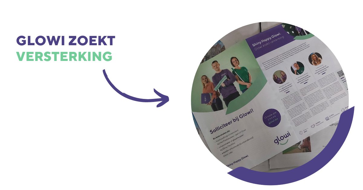 Waarom het zo fijn is om te werken bij Glowi, dat vertellen onze collega's je in Billie, het weekendmagazine van Het Belang van Limburg, Het Nieuwsblad en Gazet van Antwerpen. 

👉 Ontdek al onze jobs via glowi.be.