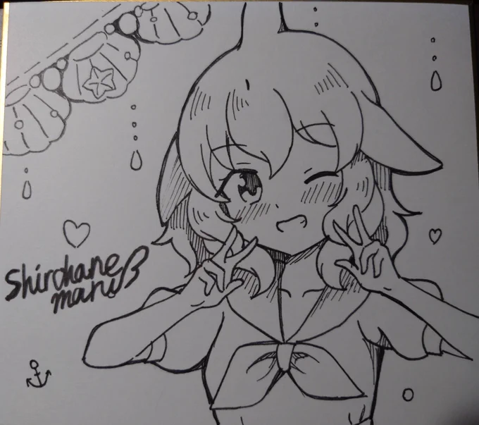 色紙1枚目
ドルカちゃん🐬 