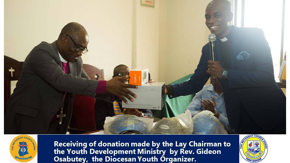 ydmtemadiocese's tweet photo. The Youth Development Ministry and Tema Diocesan Media Ministry are grateful to God and the Lay Chairman Bro. Alfred Sakyi for the
donation of Media items to the Ministry.

God bless him

#MediaMinistry
#YDMTemaDiocese
#MCGTemaDiocese
#TheMethodistChurchGhana https://t.co/dGllq5wMtP