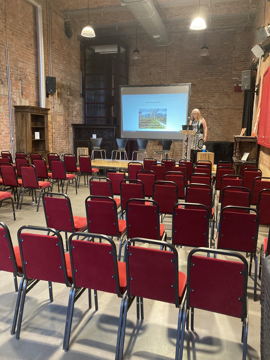 womentalkplace's tweet photo. Getting ready for day two of #TalkingPlace! https://t.co/ixIlXgqX4I