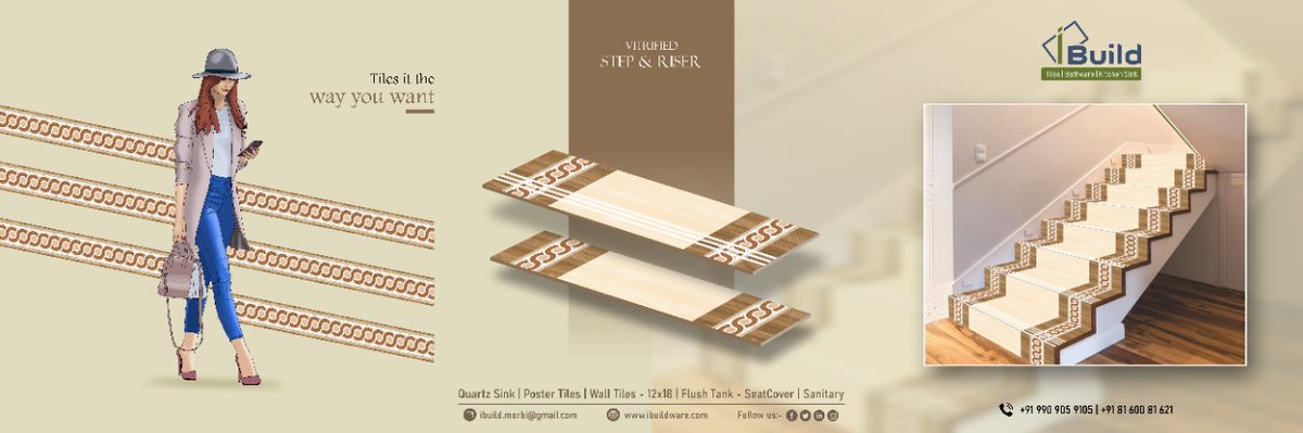 ibuild_india's tweet photo. 𝐢 𝐛𝐮𝐢𝐥𝐝 𝐰𝐚𝐫𝐞 𝐢𝐧𝐝𝐢𝐚 𝐋𝐋𝐏.
𝐂𝐮𝐬𝐭𝐨𝐦𝐞𝐫 𝐂𝐚𝐫𝐞: +𝟗𝟏 𝟗𝟗𝟎 𝟗𝟎𝟓 𝟗𝟏𝟎𝟓

#ibuild #ibuildwareindiallp #ibuildindia #ibuildwalltiles #digitalwalltiles #vedantexportdepot #ceramic #tiles #walltiles #vitrifiedtiles #floortiles #doublecharge https://t.co/TwO48xrNUO