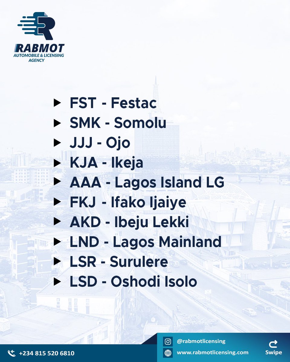 RABMOT LICENSING AGENCY | CAR PAPERS 🇳🇬🚙 tweet media