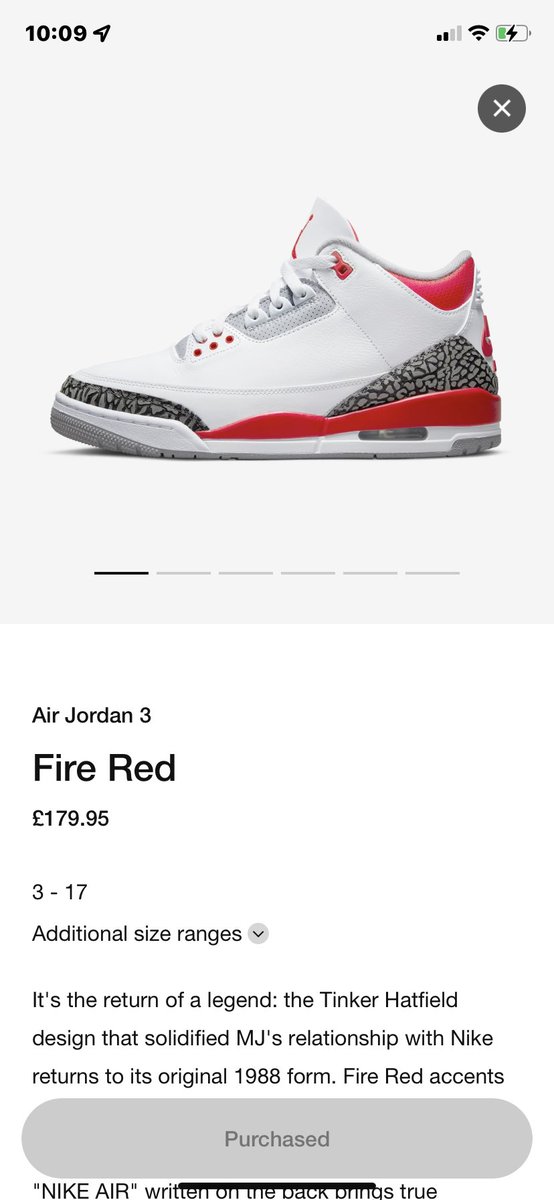 ryanskicks1's tweet photo. Just ordered my first ever pair of #AirJordan #jordan3firered I’m very excited to try these video in coming @mrFOAMERSIMPSON persuaded me to get them #nike #jordan also more #airmax90 videos this week 🔥🔥🔥🔥 https://t.co/gkXiNZmmUI