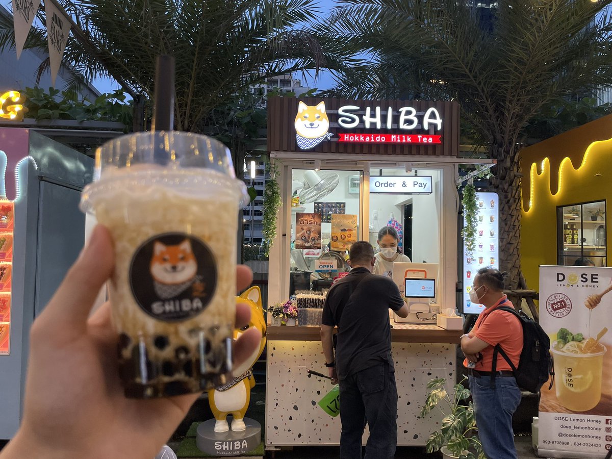 吹いた😂 #shiba タピオカ🧋