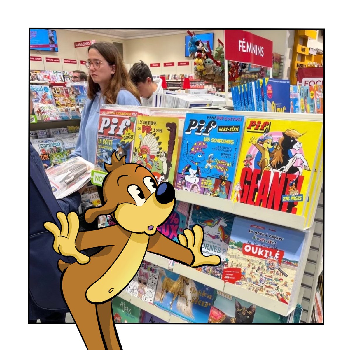 Pifofficiel's tweet photo. -Et si on faisait une #PifParty ⁉️

Précipite toi avant qu’il ne soit trop tard chez ton marchand de journaux😻
Aide toi du #Web2Store pour trouver ton #PifGadget ✊

#PiFestPartout ❤️
Trouve moi :
➡️ https://t.co/XmaeGne2kS 🕳
➡️ https://t.co/tsukpf6faN https://t.co/J27DkgoHRj