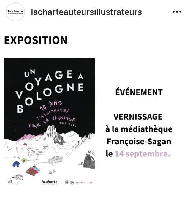 LeroyerEm's tweet photo. Un voyage à Bologne : une exposition sur le parcours d illustrateurs jeunesse à la médiathèque Françoise Sagan https://t.co/I8Z0dfPnFW