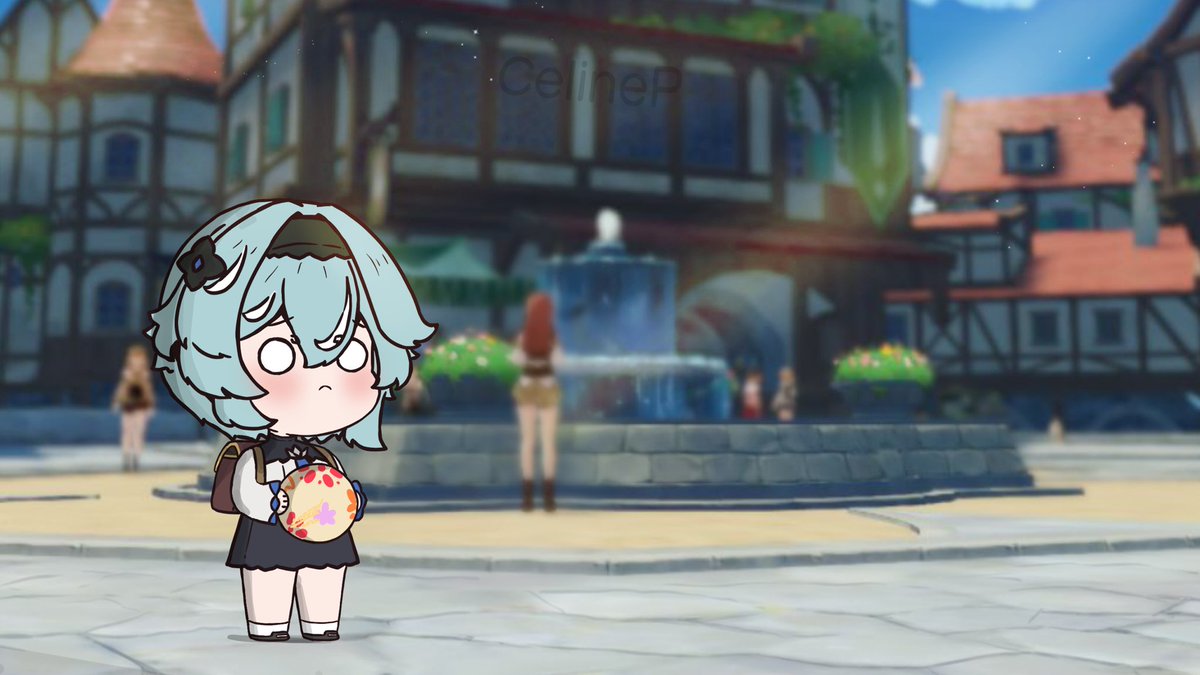 Baby Eula and her past life‘s struggle to play with other childrens #Genshinlmpact #原神