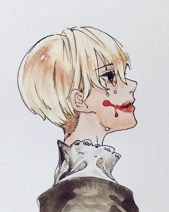 笑うように描けばきっと笑っていられる 顔だけは 