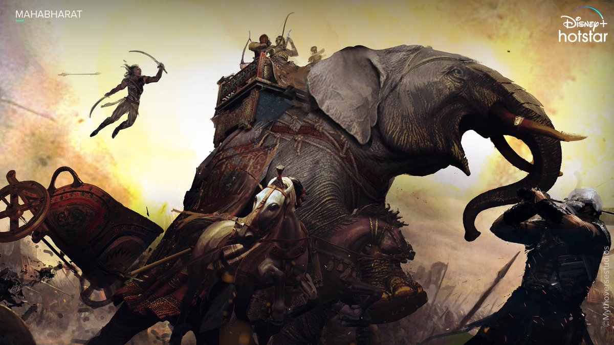 HimeshMankad's tweet photo. MAHABHARAT COMING SOON ON DISNEY+HOTSTAR. #Mahabharata https://t.co/enZ3jdmu3q