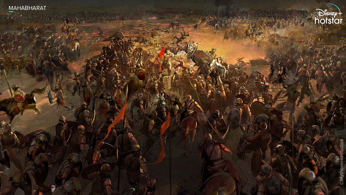 HimeshMankad's tweet photo. MAHABHARAT COMING SOON ON DISNEY+HOTSTAR. #Mahabharata https://t.co/enZ3jdmu3q