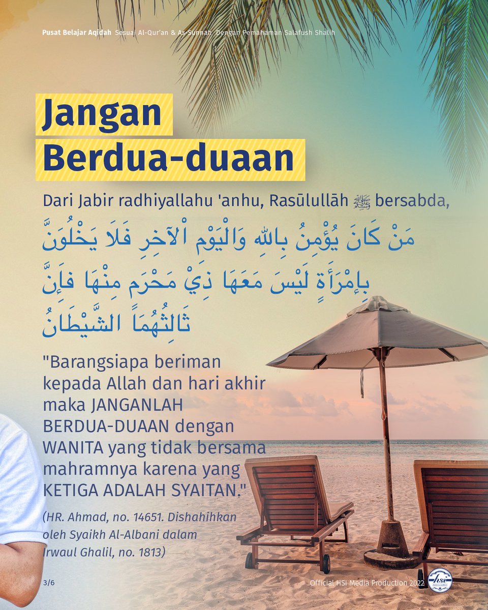 hsiabdullahroy's tweet photo. Adakah Pacaran dalam Islam ?

Selengkapnya di 
https://t.co/XCt0WqJcQ7 https://t.co/W8ov08X3Rt