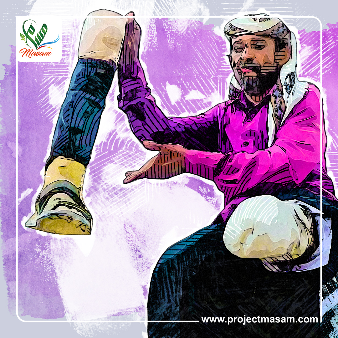 متاعب الحياة تضاعفت وأثقلت كاهل محمد علي إبراهيم خاصة مع رجله الاصطناعية التي يشقى بتركيبها والمشي عليها لطلب عون المحسنين له بعد أن نال من صحته لغم غادر

#مسام