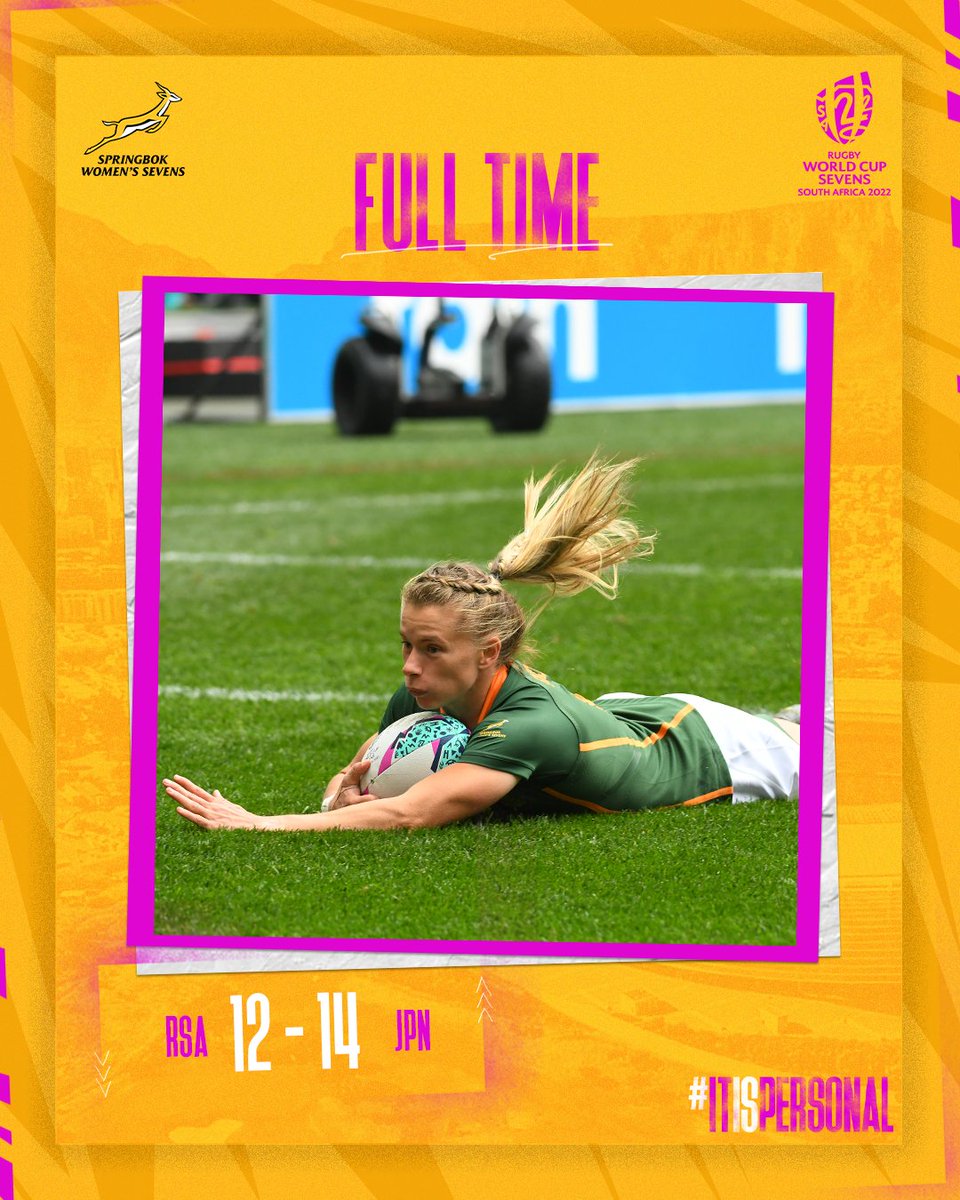 WomenBoks's tweet photo. A massive effort in the Women’s Challenge quarter-final against Japan, hold your heads up high! 👏👏
Full match report: https://t.co/qJwpQhlpwg
#ItIsPersonal #RWC7s https://t.co/aSw2lqKzfX
