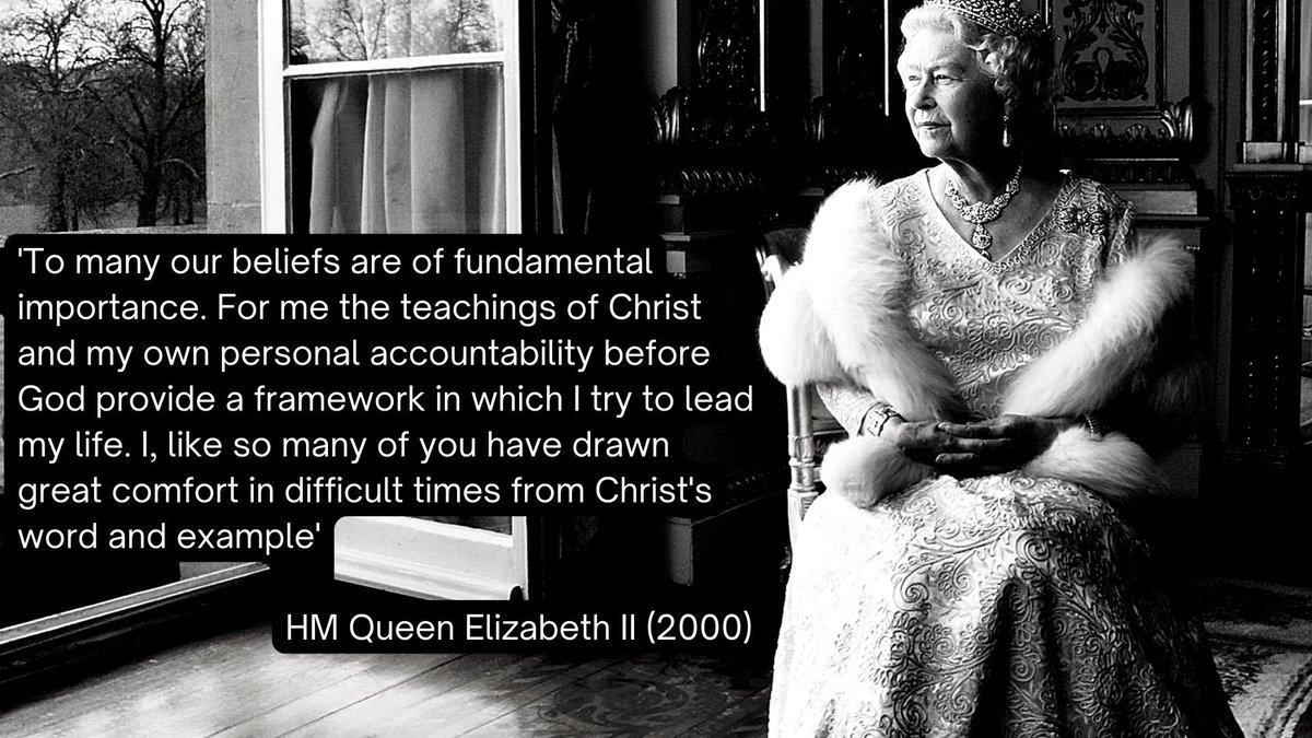 As we remember Queen Elizabeth II we remember that her faith in Jesus Christ was bedrock to her life &amp; her legacy of leadership. 
This Sunday at Engage Church Plymouth a book of condolence will be available &amp; during the service a moments silence &amp; prayerful reflection.