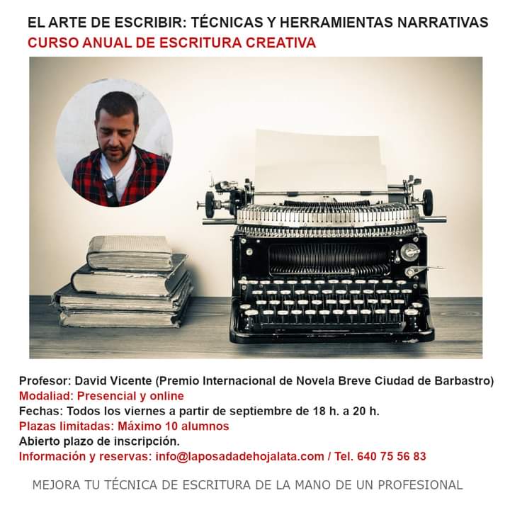Davidvicentev's tweet photo. ¡Últimas 3 plazas! Comenzamos el viernes 16 de septiembre.
#escrituracreativa #escuelacreativa #escueladeartes #escribimos #escritores https://t.co/a8ztByFGCf