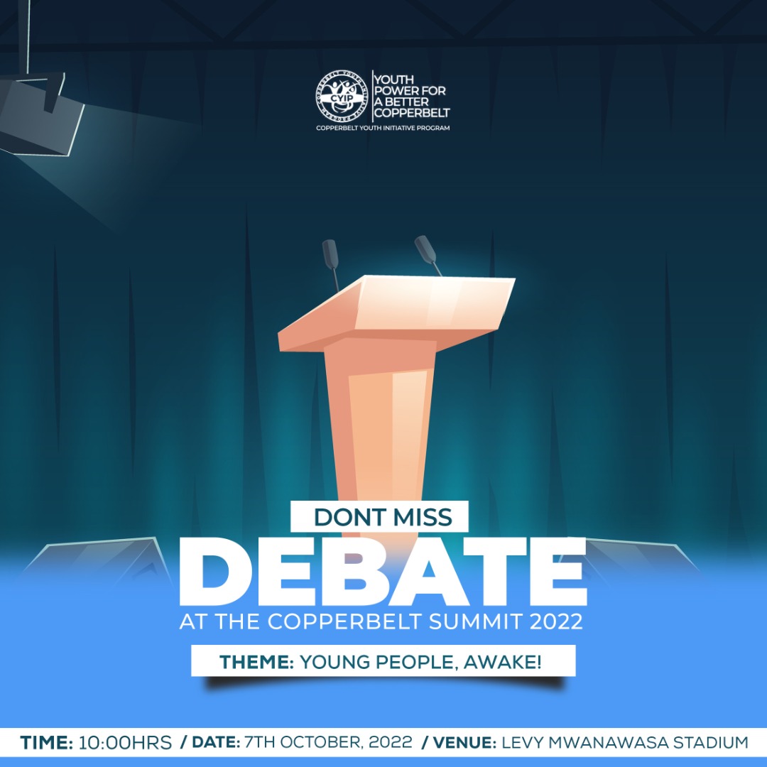 Cyipzam's tweet photo. What we hope to achieve at the Copperbelt Youth Summit is to create a platform of interaction that will enable us to examine the many challenges that young people face and ways in which they can solve these obstacles. #CYS2022 @tech_em_press @MyNapsa @HHichilema @NYDCZambia https://t.co/i5tmcFqi4d