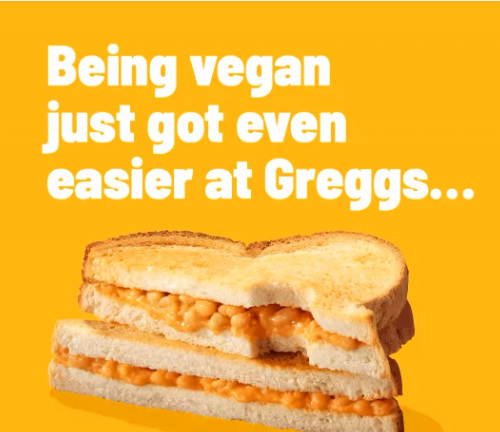 CornmillCentre's tweet photo. π’ Have you heard? @GreggsOfficial new vegan range is now instore and includes Bean & Cheeze Toastie, Chicken Free Goujons and Southern Fried Chicken Free Baguettes! π
Snap them up instore today!
πΈ: Greggs
#Greggs #vegan #veganrange #veganfoods #lunch #cornmill #darlington https://t.co/mppELgeUKV