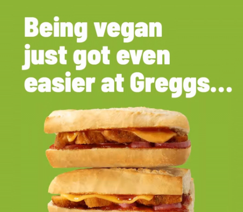 CornmillCentre's tweet photo. π’ Have you heard? @GreggsOfficial new vegan range is now instore and includes Bean & Cheeze Toastie, Chicken Free Goujons and Southern Fried Chicken Free Baguettes! π
Snap them up instore today!
πΈ: Greggs
#Greggs #vegan #veganrange #veganfoods #lunch #cornmill #darlington https://t.co/mppELgeUKV