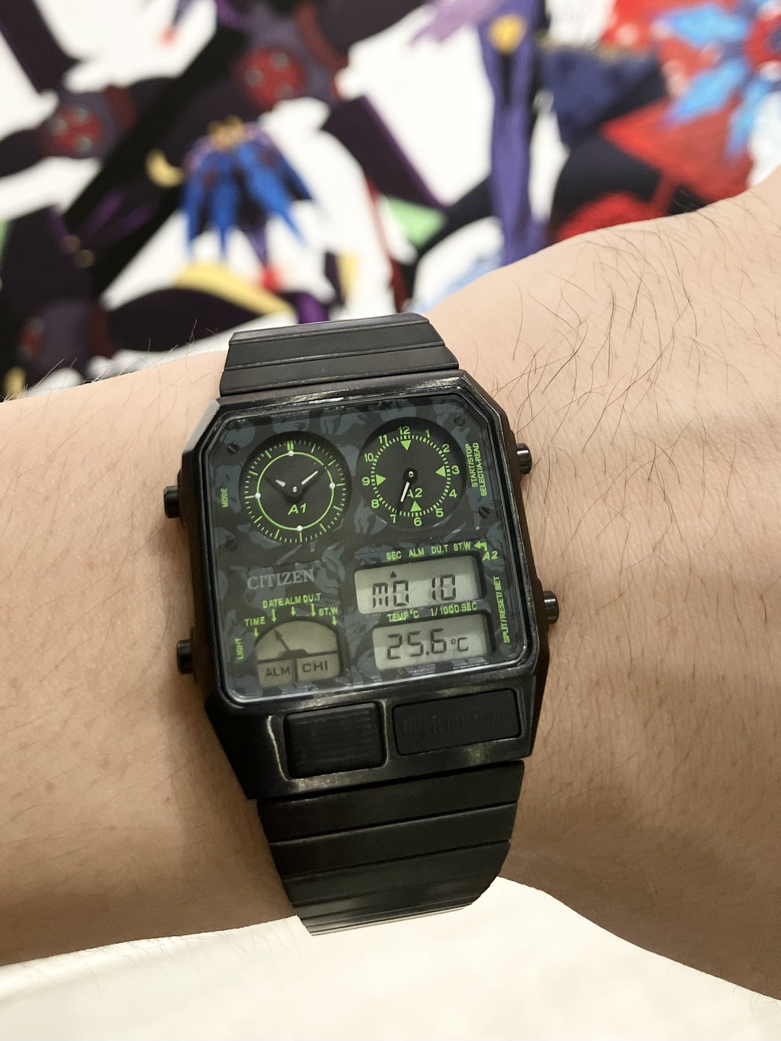 大量入荷 EVANGELION×CITIZEN×RADIO EVA オリジナル腕時計 腕時計