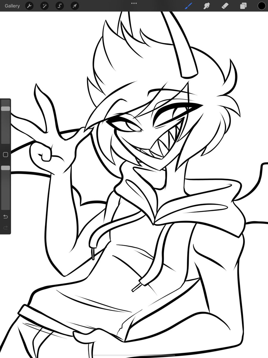 LArtsss's tweet photo. ✨✨Now kat just need to be coloured and shaded ✌️✌️✌️🙈sneak peek
Art by me
#HelluvaBoss #HelluvaBossFanart #helluvabossart #Helluva_boss #vivziepop #helluvabosskat https://t.co/yyXjXcRpw0
